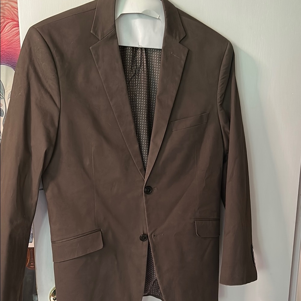 Madison Brown Sport Coat with Notched Lapels